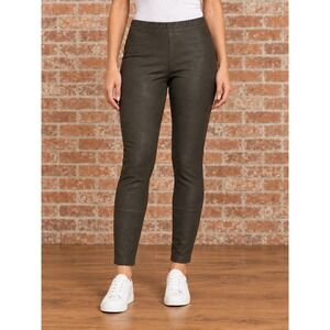 Pete & Greta Johnny Was Faux Suede Leggings S Pull On Moto Minimalist Boho Chic